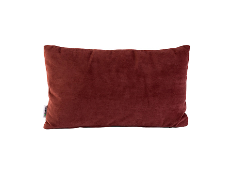 Подушка декоративная прямоугольная из ткани 30x50 Ткань: Велюр Forest 13 Красный - Декоративная подушка прямоугольной формы из ткани